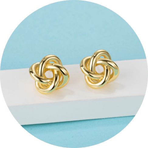 Designer Copper Earrings Des (2)